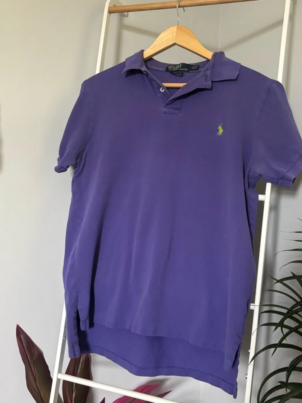 Ralph Lauren Purple Polo with Green Pony Embroidery - Picture 7 of 16